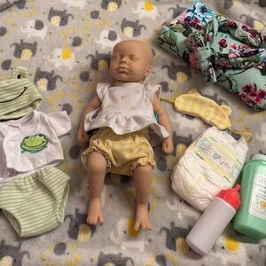 12" Preemie  Silicone Reborn Baby Doll Newborn Full Body Silicone Girl Doll